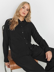 Long Tall Sally Black Long Sleeve Containing Shirt - Image 1 of 6