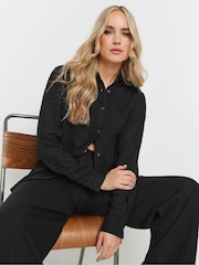 Long Tall Sally Black Long Sleeve Containing Shirt - Image 4 of 6