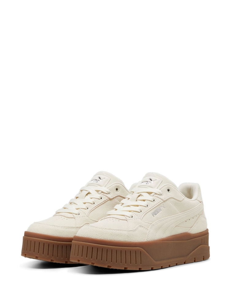 Puma Cream Womens Karmen Trainers - Image 1 of 8