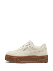Puma Cream Womens Karmen Trainers - Image 4 of 8