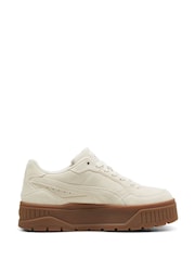 Puma Cream Womens Karmen Trainers - Image 6 of 8