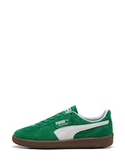 Puma Green Womens Palermo Trainers - Image 2 of 8