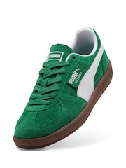 Puma Green Womens Palermo Trainers - Image 4 of 8