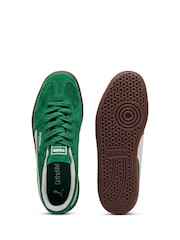 Puma Green Womens Palermo Trainers - Image 5 of 8
