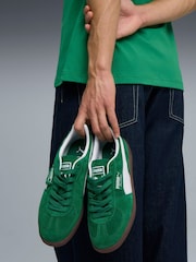 Puma Green Womens Palermo Trainers - Image 8 of 8