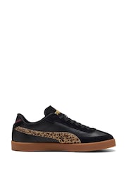 Puma Leopard Womens Club Era Trainers - Image 1 of 6