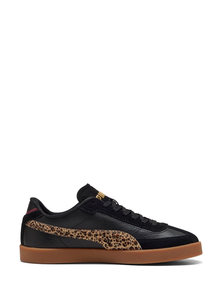 Puma Leopard Womens Club Era Trainers - Image 1 of 6