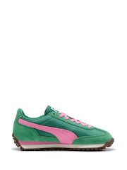 Puma Green/Pink Womens Easy Rider Trainers - Image 1 of 7