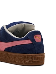 Puma Navy/Pink Womens Suede XL Trainers - Image 6 of 8