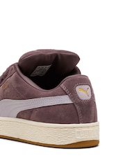 Puma Dark Purple Womens Suede XL Trainers - Image 4 of 6