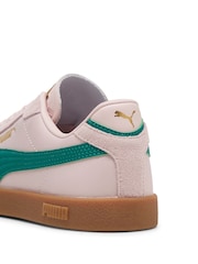 Puma Pink/Green Womens Club Era Trainers - Image 4 of 6
