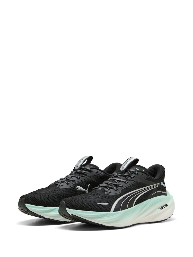 Puma Black Womens Magnify Nitro 3 Trainers - Image 1 of 6