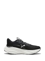 Puma Black/White Womens Magnify Nitro 3 Trainers - Image 1 of 6