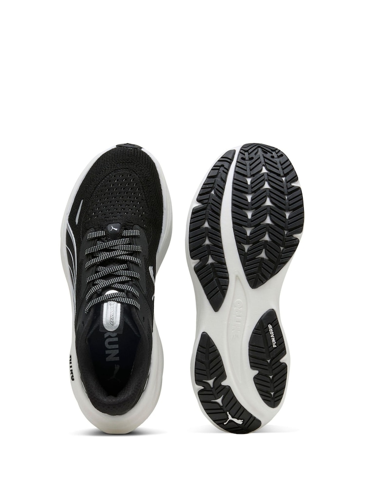 Puma Black/White Womens Magnify Nitro 3 Trainers - Image 6 of 6