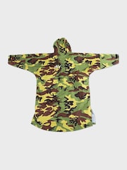 dryrobe Green/Grey Advance Adult Long Sleeve Changing Robe - Image 7 of 10