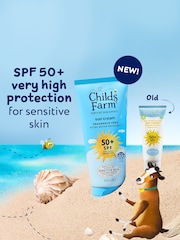 Childs Farm SPF50+ Sun Cream Fragrance Free 100ml - Image 2 of 4
