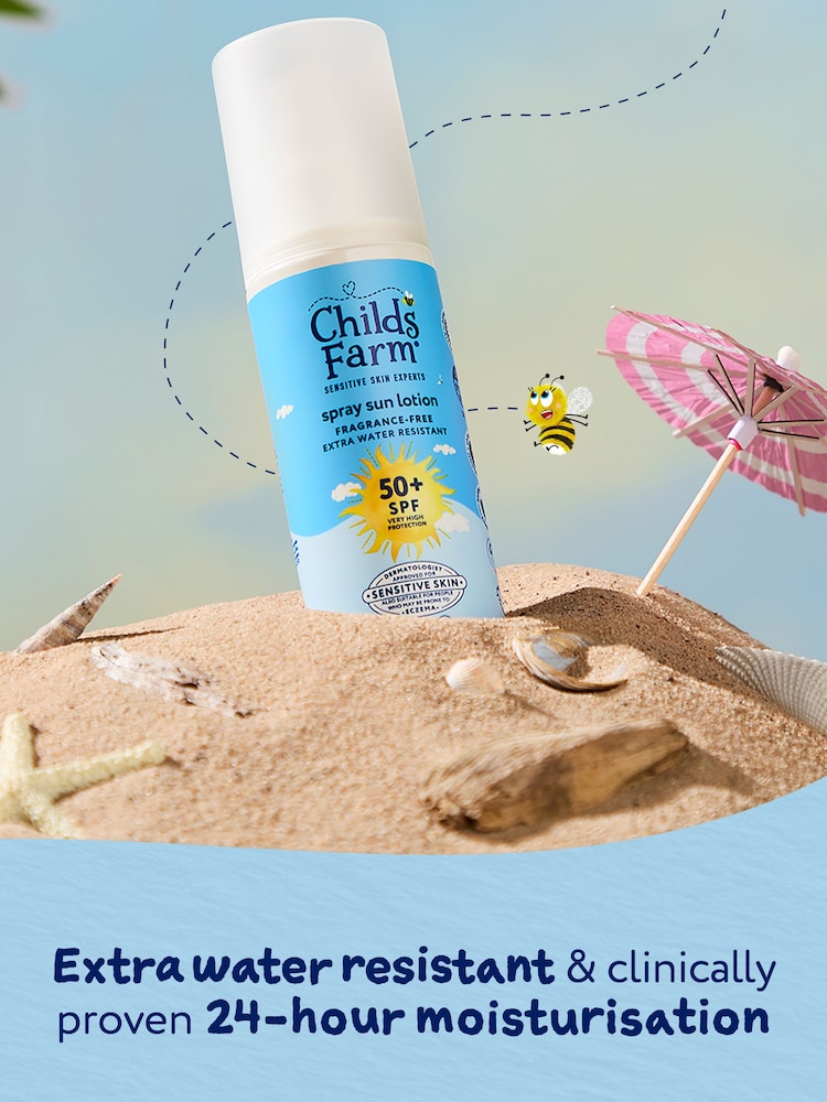 Childs Farm SPF50+ Sun Spray Fragrance Free 100ml - Image 4 of 4