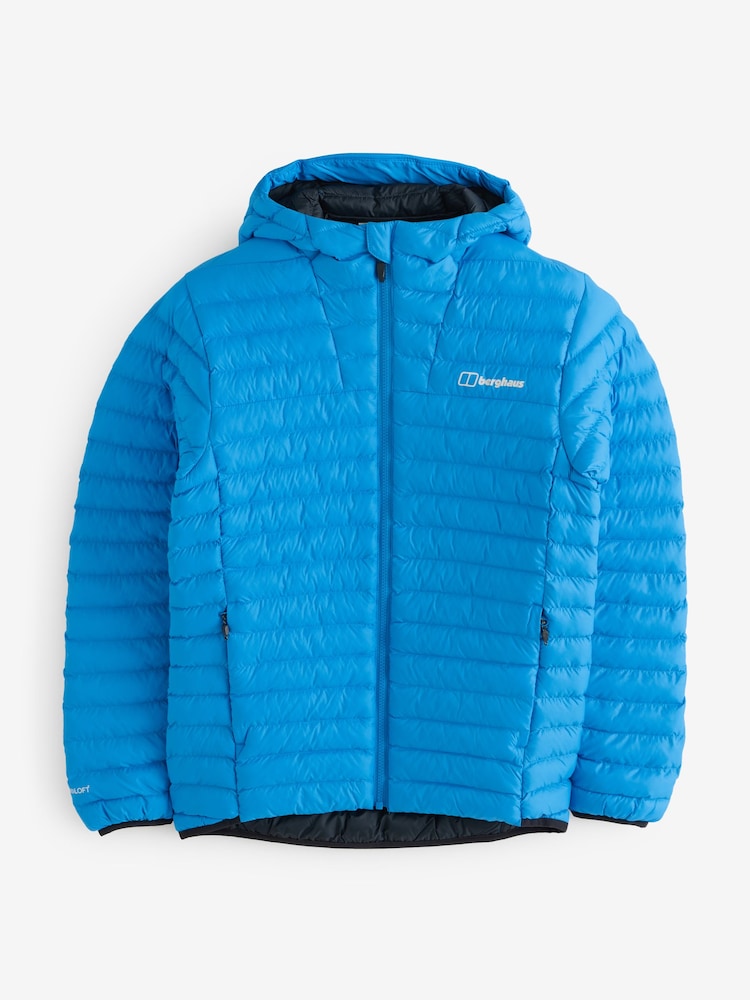 Berghaus Blue Exclusive Vaskye Padded Hooded Jacket - Image 1 of 1 Berghaus Blue Exclusive Vaskye Padded Hooded Jacket - Image 1 of 1