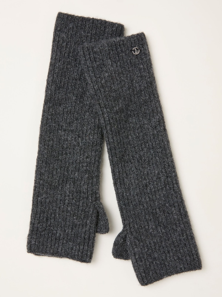 FatFace Charcoal Grey Arm Warmers - Image 1 of 2