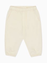 Mori Cream Bamboo Cord Pull Up 100% Cotton Trousers - Image 1 of 1