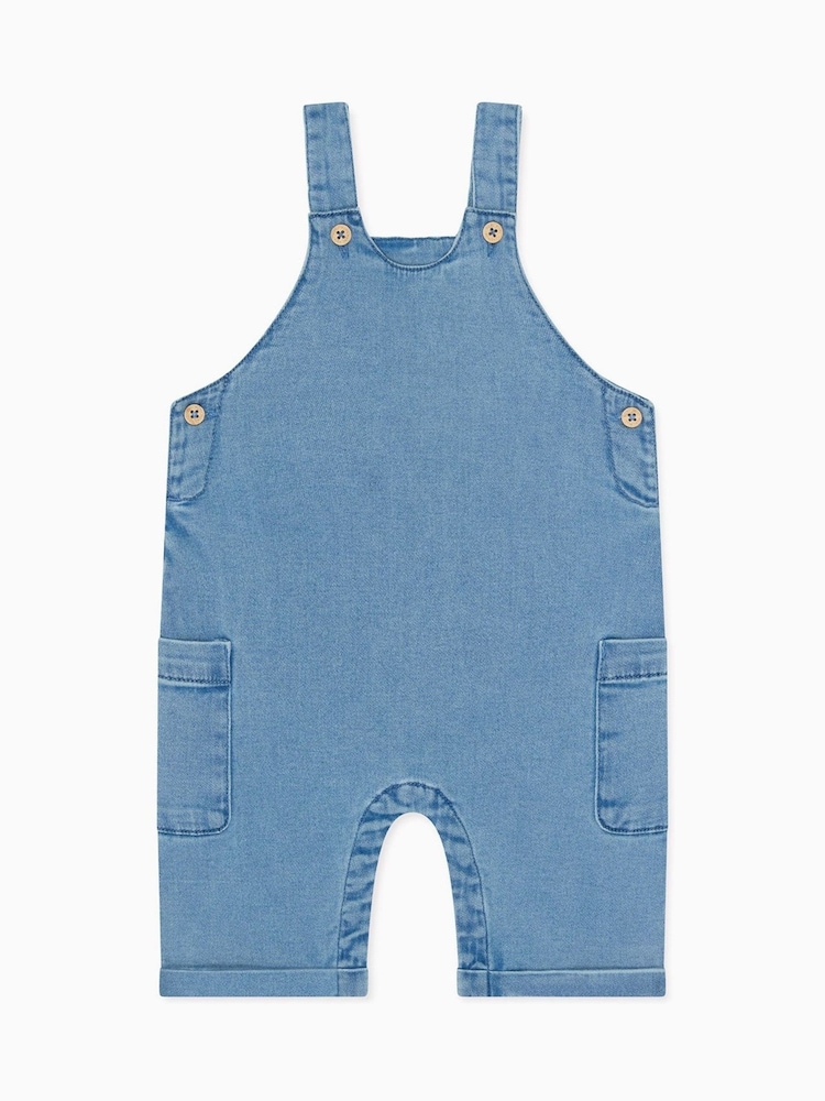 Mori Denim Blue Chambray Dungarees - Image 1 of 2