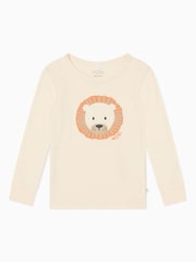 Mori Cream Lion принт Bamboo Pijama Set 2 Pieces - Image 2 of 3
