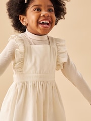 MORI Cream 100% Cotton Bamboo Cord Dress - Image 1 of 5