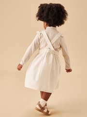 MORI Cream 100% Cotton Bamboo Cord Dress - Image 3 of 5