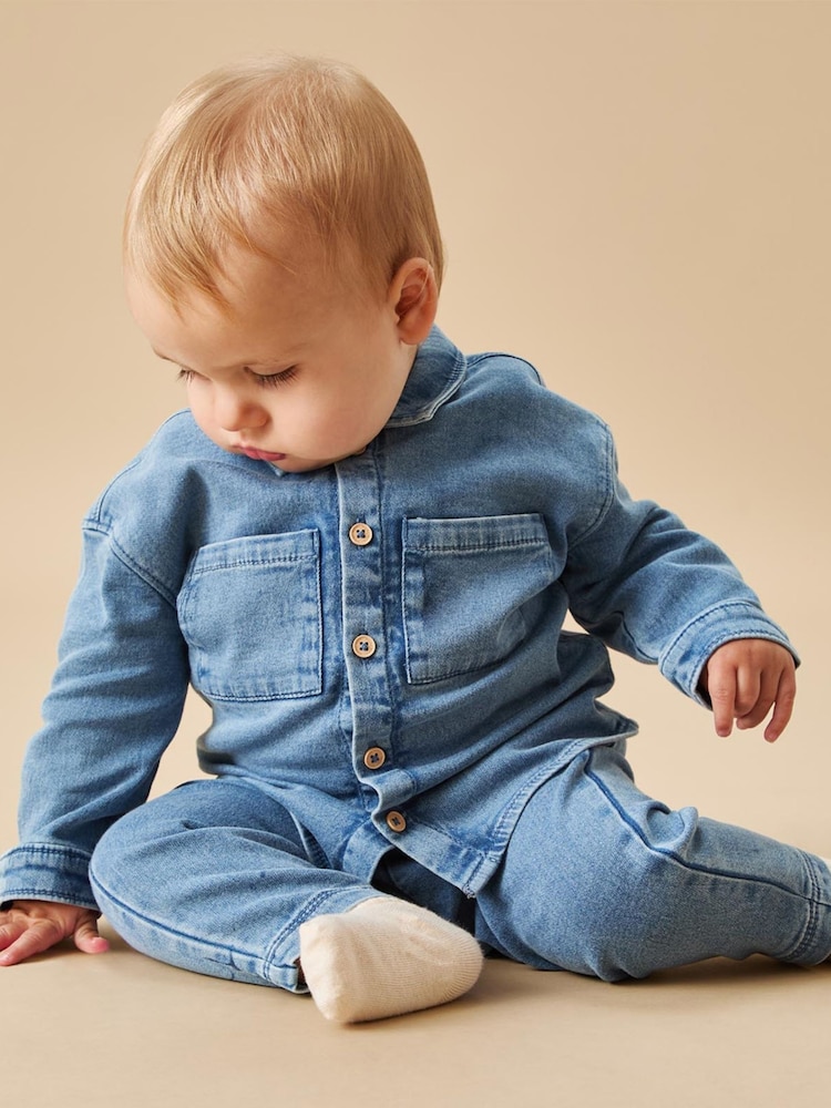 MORI Blue Pull Up Jeans - Image 1 of 3