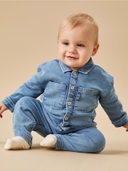MORI Blue Pull Up Jeans - Image 2 of 3