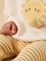 Mori Happy Sunshine 100% Cotton Sweatshirt - Image 2 of 4