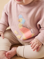 Mori Purple Jemima Puddleduck 100%  Cotton Sweatshirt - Image 1 of 3