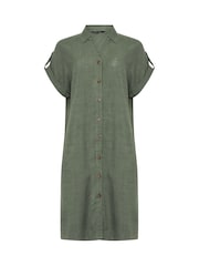 M&Co Green Relaxed Shirt Dress - Image 6 of 6