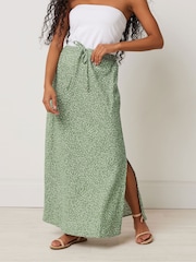 M&Co Green Petite Containing Skirt - Image 1 of 5