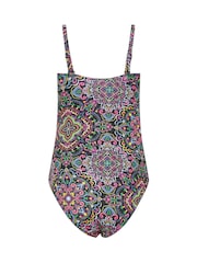 M&Co Black Shirred Bandeau Swimsuit - Image 7 of 7