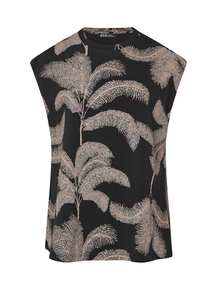 Yours Curve Black Oversized Boxy Vest - Image 5 of 5