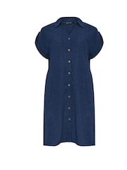 M&Co Blue Relaxed Shirt Dress - Image 5 of 5