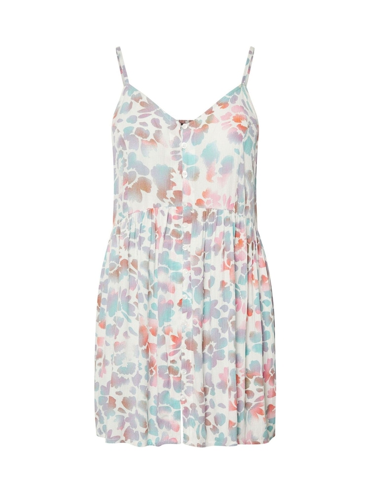 أبيض - Yours Curve Shirred Back Frill Camisole - صورة 5 من 5