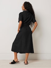M&Co Black Petite Shirt Dress - Image 3 of 5