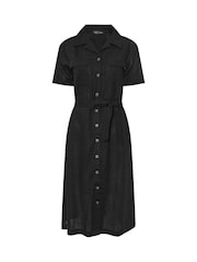 M&Co Black Petite Shirt Dress - Image 5 of 5