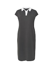 Yours Curve Grey Rugby Collar 100% Cotton Dress - Image 5 of 5