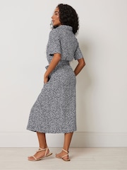 M&Co Blue Petite Shirt Dress - Image 3 of 5