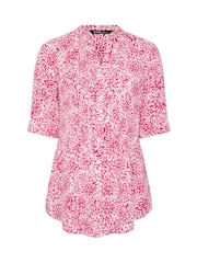 Yours Curve Pink Pintuck Blouse - Image 5 of 5