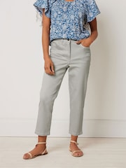 M&Co Grey Petite Cropped Jeans - Image 1 of 5