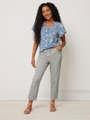 M&Co Grey Petite Cropped Jeans - Image 2 of 5