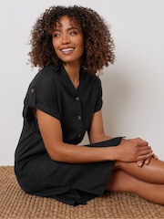 M&Co Black Relaxed Shirt Dress - Image 2 of 5