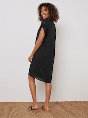 M&Co Black Relaxed Shirt Dress - Image 3 of 5