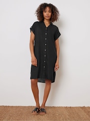 M&Co Black Relaxed Shirt Dress - Image 4 of 5