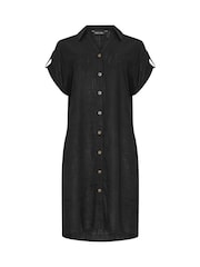 M&Co Black Relaxed Shirt Dress - Image 5 of 5
