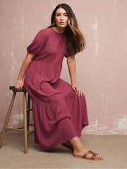 Платье мидакси с рукавами-буфами Long Tall Sally - Image 2 of 5